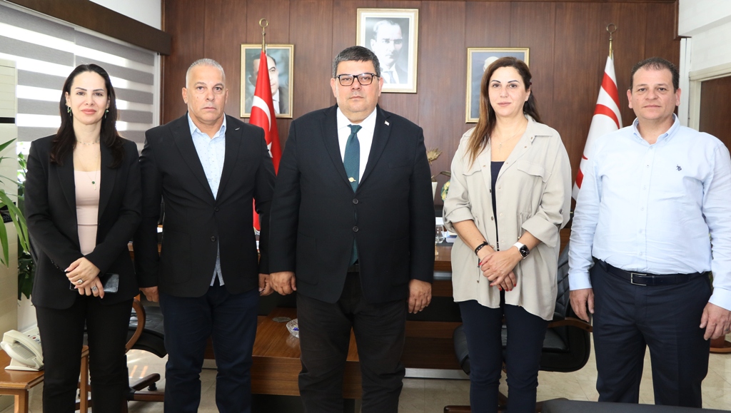 MALİYE BAKANI BEROVA, BAY-SEN BAŞKANI SAKALLI VE YÖNETİM KURULU ÜYELERİNİ KABUL ETTİ